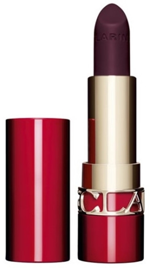 CLARINS JOLI ROUGE VELVET LIPSTICK 744V SOFT PLUM